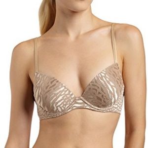 NWT Calvin Klein Seductive Comfort Etched Anml Bra